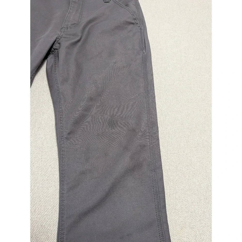 Carhartt Pants Men's Gray 31x34 Cotton Canvas Work Utility Straight Leg Workwear